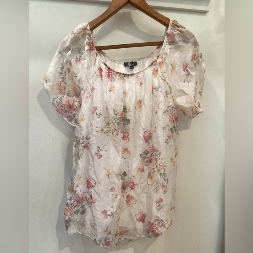 floral spring blouse